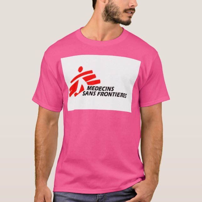 Doctors Without Borders Flag T-Shirt (Front)