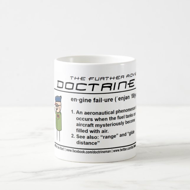 Doctrine Man "Engine Failure" Coffee Mug (Center)
