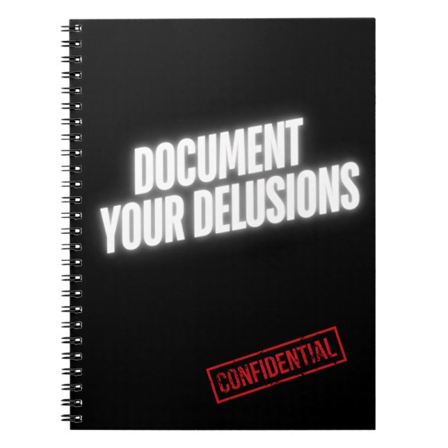 Document Your Delusions – Inner Archive Notebook (Front)
