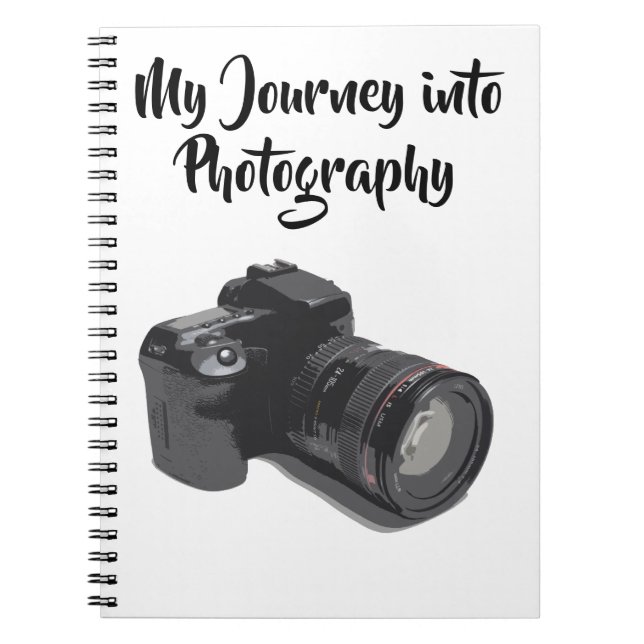 Document your Journey Modern Digital Camera Notebook (Front)