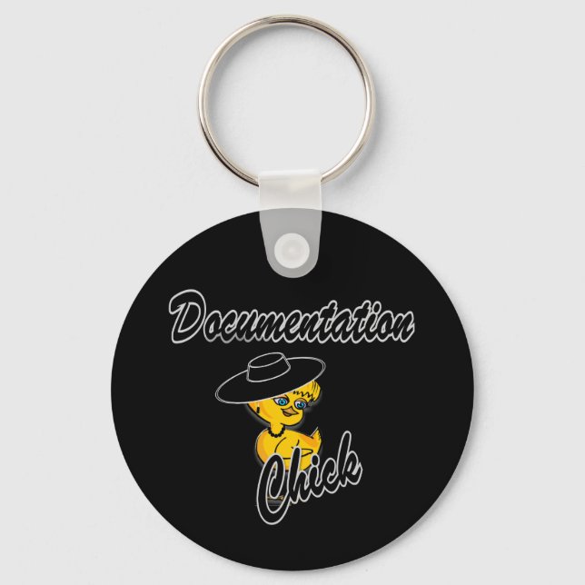 Documentation Chick #4 Key Ring (Front)