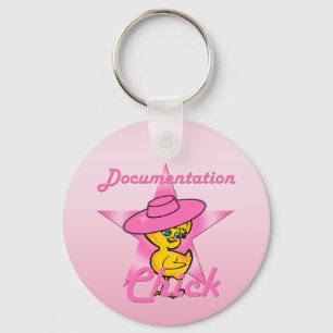 Documentation Chick #8 Key Ring