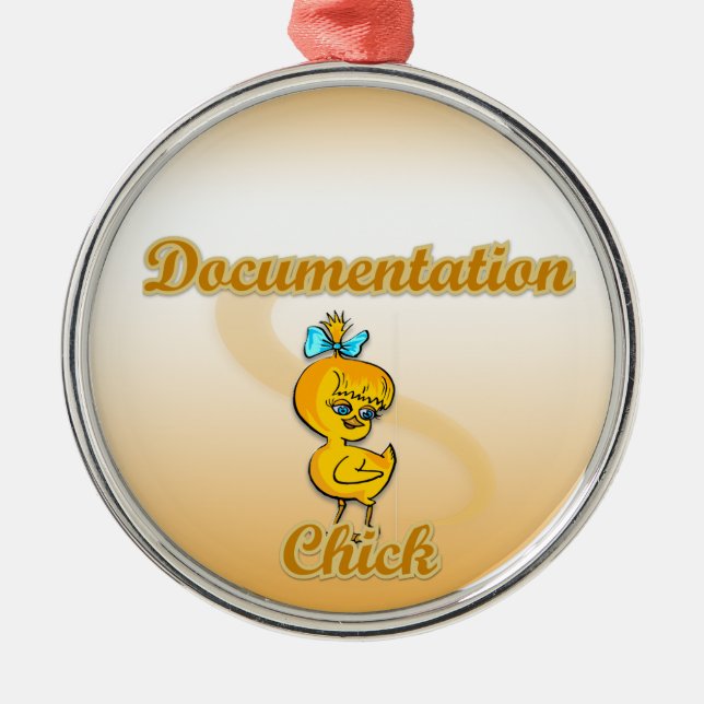 Documentation Chick Metal Tree Decoration (Front)