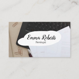 Documents Pink Law Lawyer Paralegal Business Card