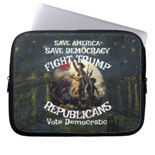 DOD DOJ EPA Republican Party MAGA USA America Vote Laptop Sleeve