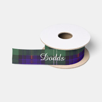 Dodds clan Plaid Scottish kilt tartan Satin Ribbon