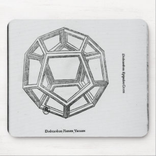Dodecahedron, from 'De Divina Proportione' Mouse Pad
