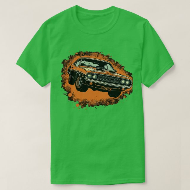 Dodge Challenger 1 T-Shirt (Design Front)