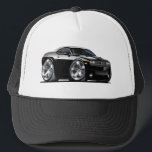 Dodge Challenger Black Car Trucker Hat<br><div class="desc">Hat Template</div>
