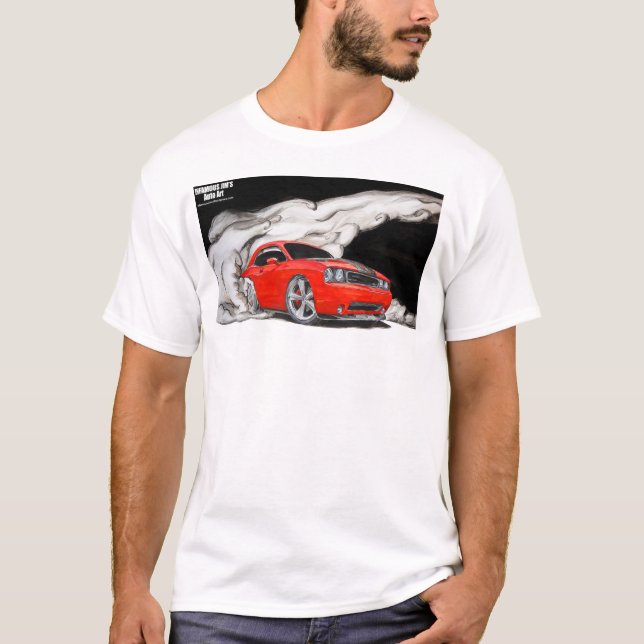 Dodge Challenger burnout shirt (Front)