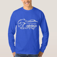 Dodge Challenger Car Short Sleeve Crew Neck Black