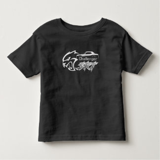Dodge Challenger Car Short Sleeve Crew Neck Black  Toddler T-Shirt