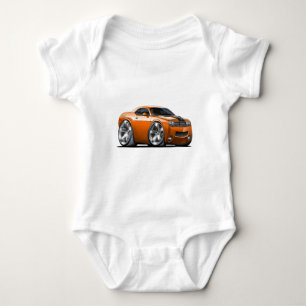 Dodge Challenger Orange Car Baby Bodysuit