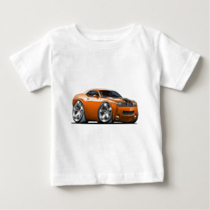 Dodge Challenger Orange Car Baby T-Shirt