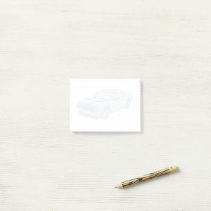 Dodge Challenger Post-it Notes