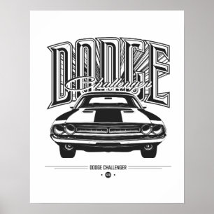 Dodge Challenger Poster