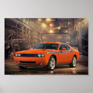 Dodge Challenger Poster
