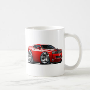 Dodge Challenger Red Car Coffee Mug
