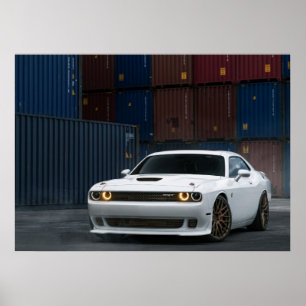 Dodge Challenger SRT Poster