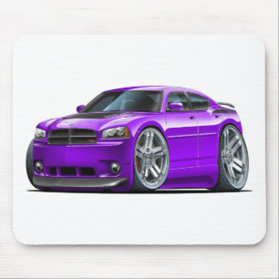 Dodge Charger Daytona Purple Car Mouse Pad