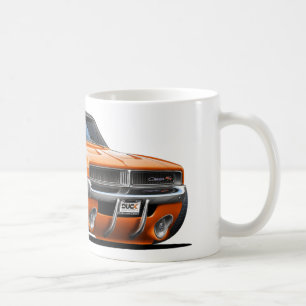 Dodge Charger Orange Car Coffee Mug