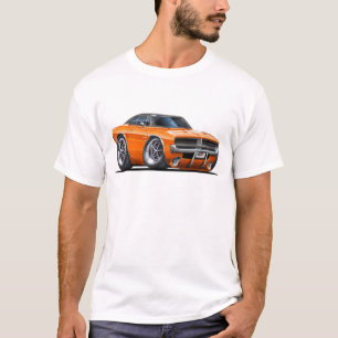 Dodge Charger Orange Car T-Shirt