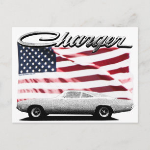 Dodge Charger Postcard