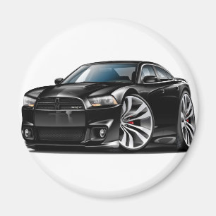 Dodge Charger SRT8 Black Car Magnet