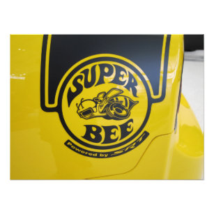 Dodge Charger SRT Super Bee Emblem Photo Print