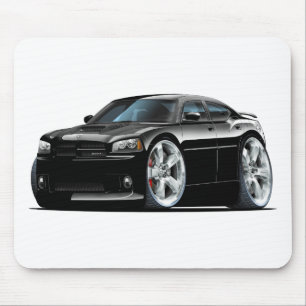 Dodge Charger Super Bee Black Car Mouse Pad