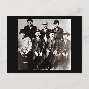Dodge City "Peace Comission" circa 1883 Postcard