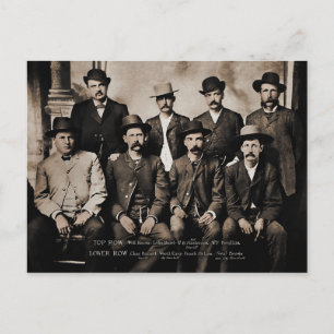 Dodge City Peace Commission 1883 Postcard