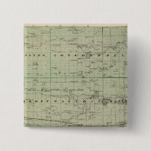 Dodge County, Minnesota 15 Cm Square Badge