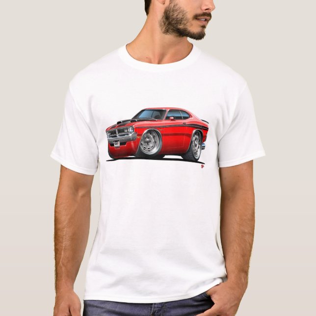 Dodge Demon Red Car T-Shirt (Front)