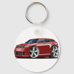 Dodge Magnum Maroon Car Key Ring