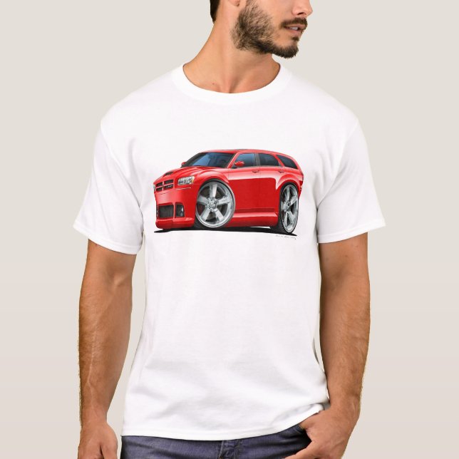 Dodge Magnum Red Car T-Shirt (Front)