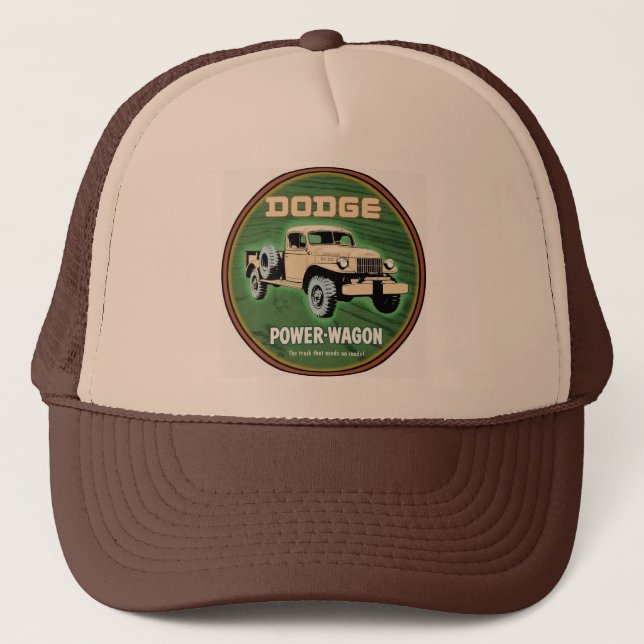 dodge power wagon trucker hat (Front)