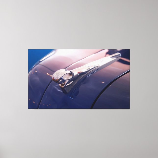 Dodge Ram hood ornament Canvas Print (Front)
