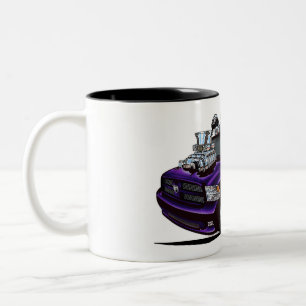 Dodge Ram plum crazy Truck Two-Tone Coffee Mug