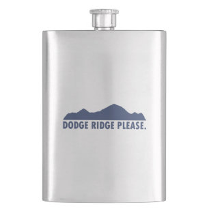 Dodge Ridge Please Hip Flask