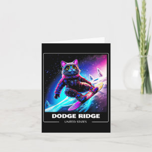 Dodge Ridge United States Ski Skiing Skier Card