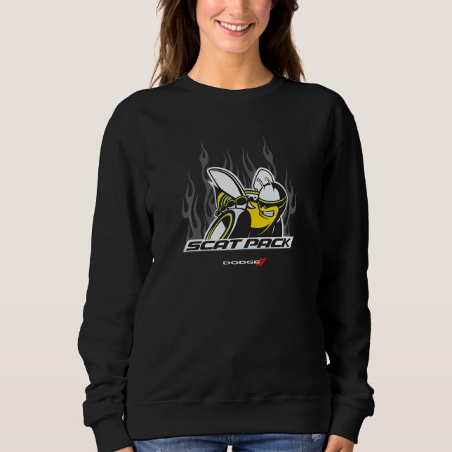 Dodge Scat Pack Flames Sweat Sweatshirt (Front)