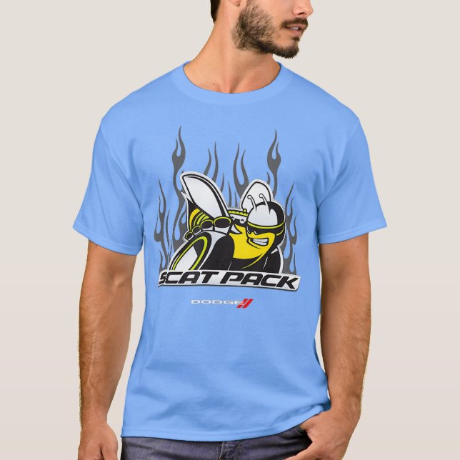 Dodge Scat Pack Flames T-Shirt (Front)
