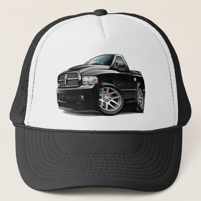 Dodge SRT10 Ram Black Trucker Hat (Front)