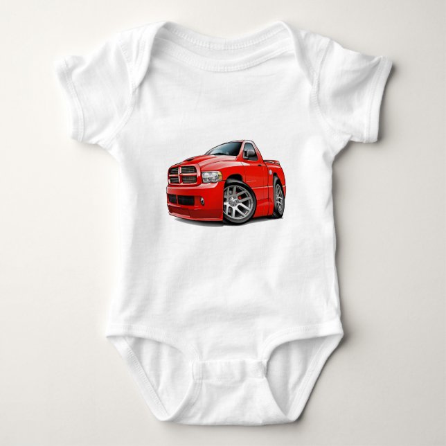 Dodge SRT10 Ram Red Baby Bodysuit (Front)