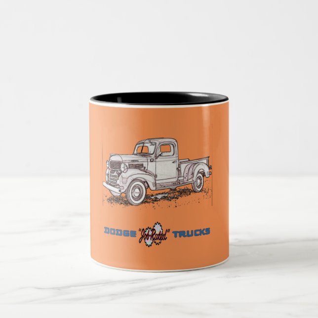 Dodge Trucks Two-Tone Coffee Mug (Center)