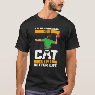 Dodgeball Cat Team Player   Dodgeball T-Shirt