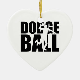 Dodgeball Ceramic Tree Decoration