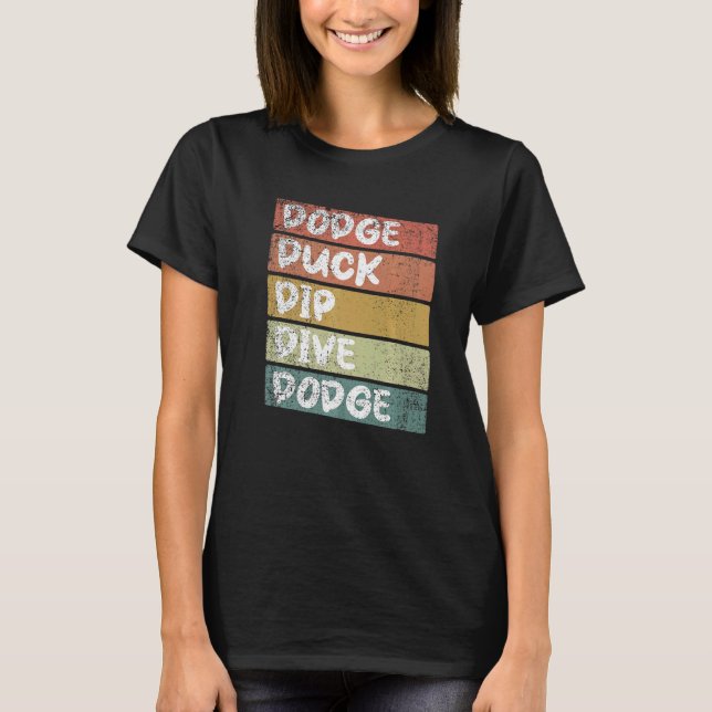 Dodgeball Ethusiast saying   T-Shirt (Front)
