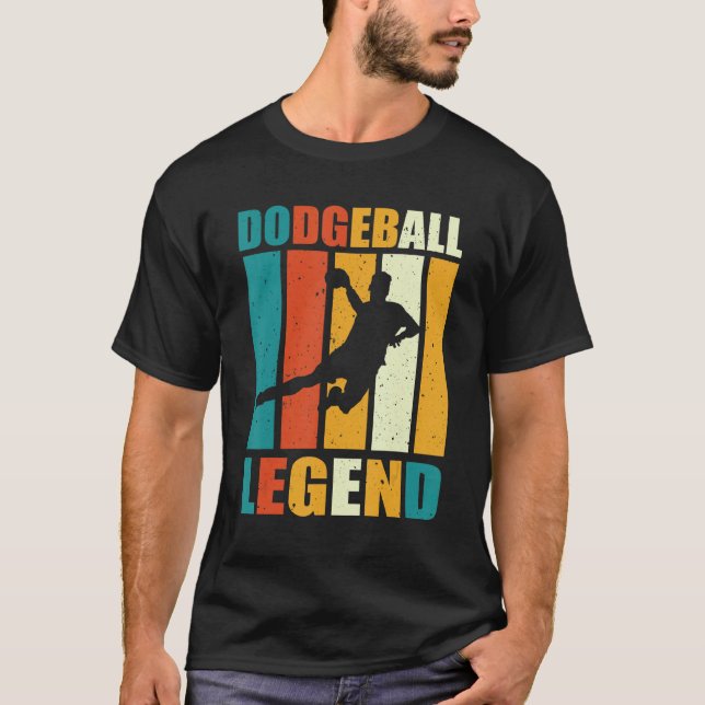 Dodgeball Legend Apparel Dodge Ball Player T-Shirt (Front)